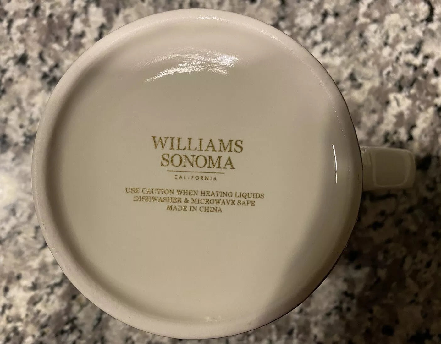 Set of Two Williams Sonoma Red Tartan Plaid Coffee Mugs Tea Cups