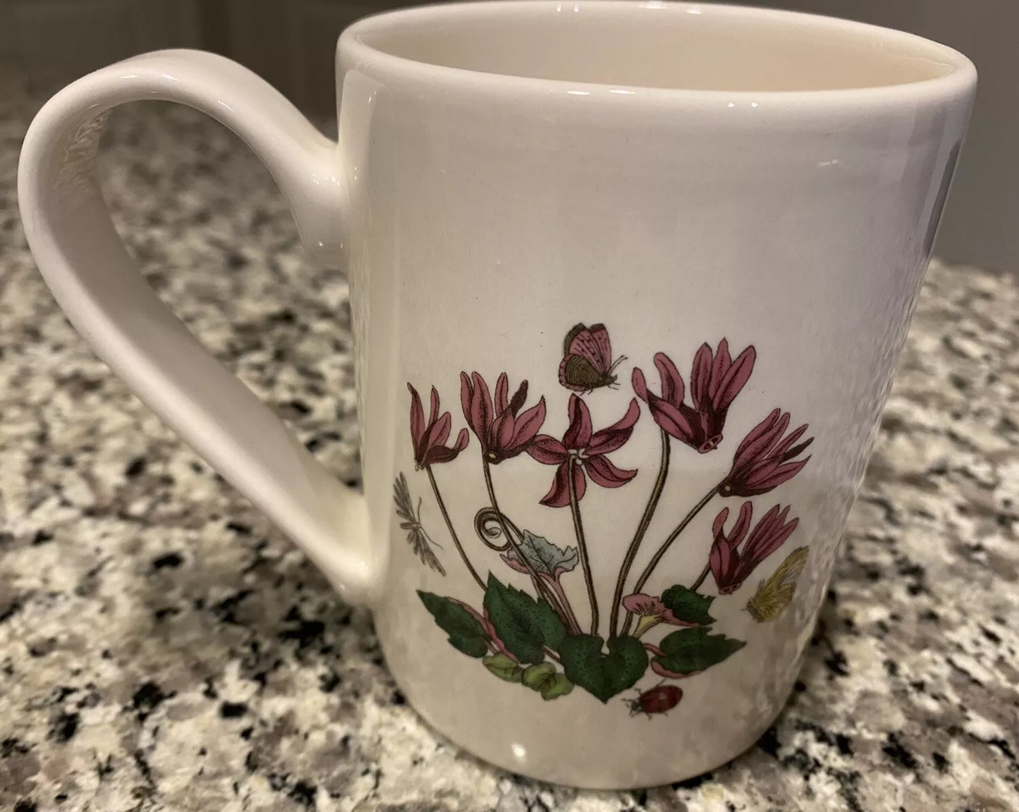 Portmeirion Botanic Garden Cyclamen Coffee Mug Tea Cup Susan Williams-Ellis