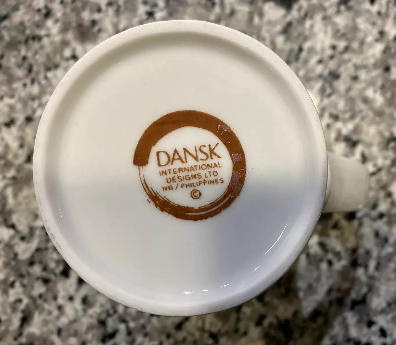 Dansk Berries Porcelain White Coffee Mug Tea Cup Yellow Gooseberries 10 Oz